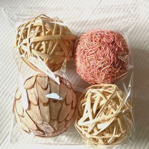 Spheres Balls Orbs Accent Decorative Home Decor Pink Cream Various Sizes